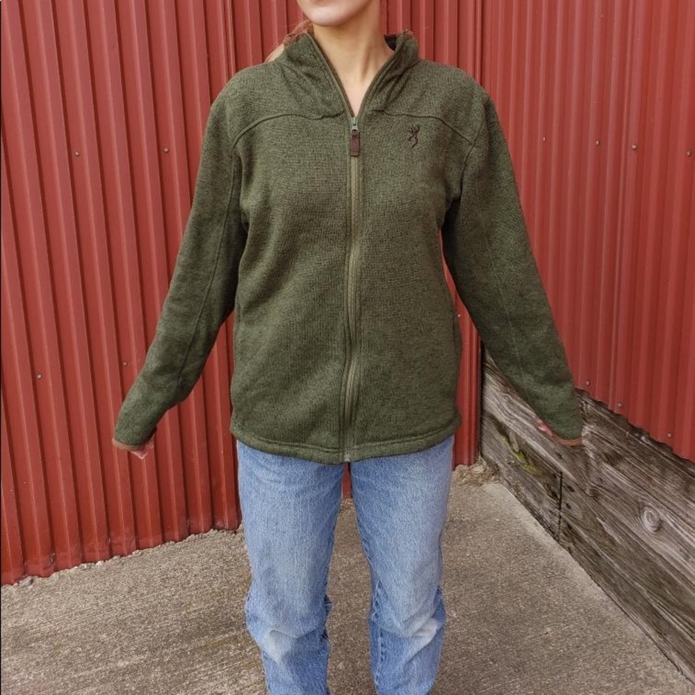 Browning zip up sweatshirt